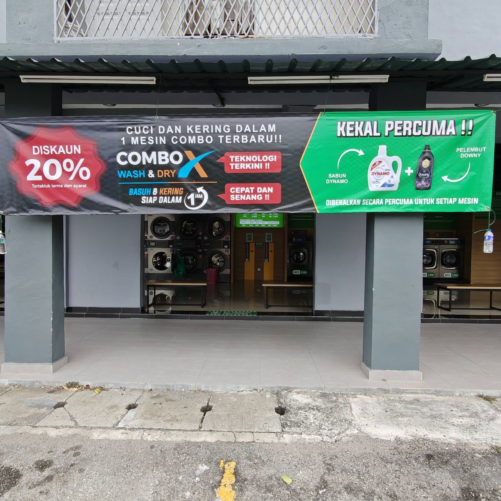 Oasis Wash & Dry Seksyen 4 Tambahan, Bangi showroom outlet.