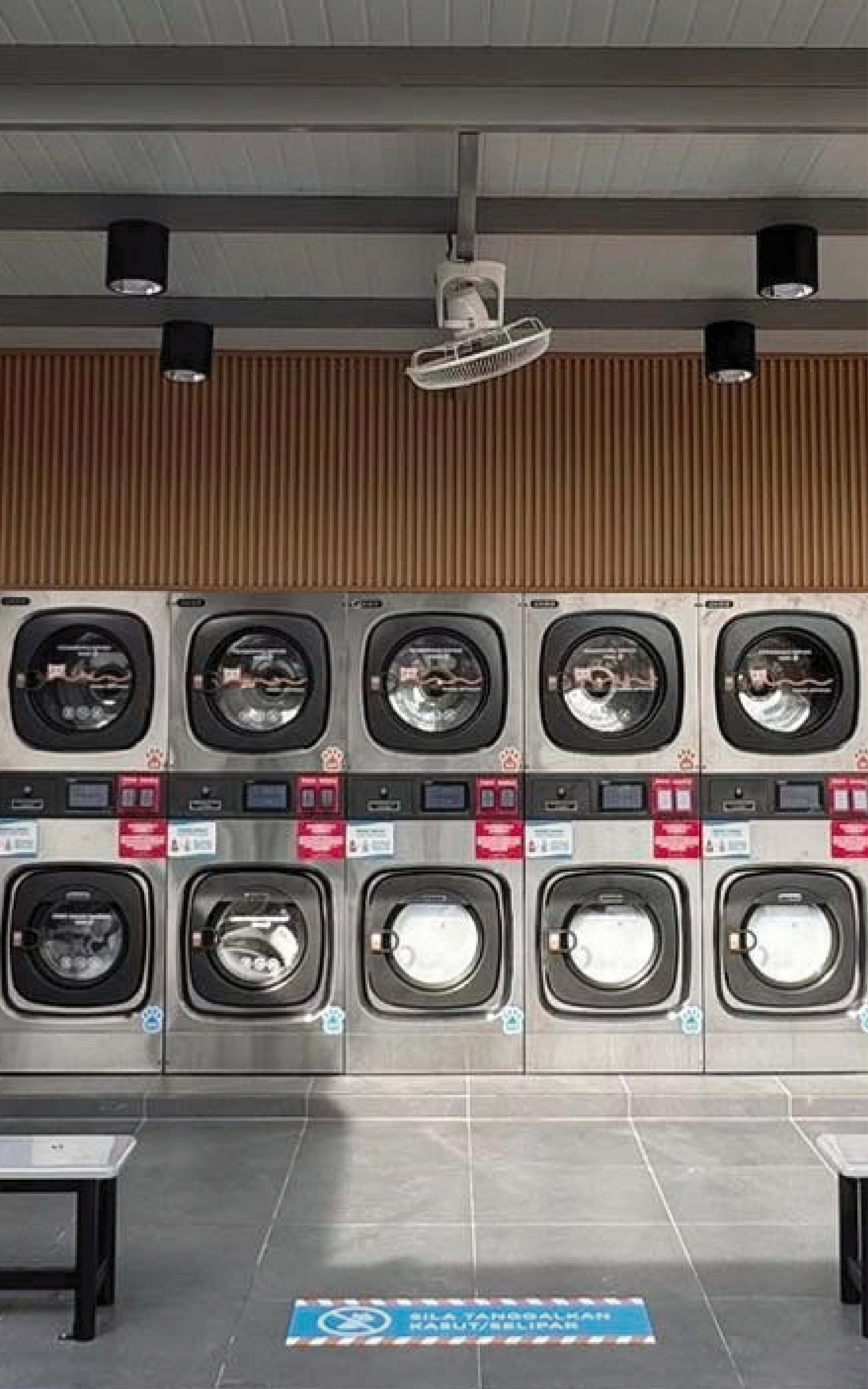 University laundromat of Oasis Laundry (SEA) Sdn. Bhd. - mobile view.