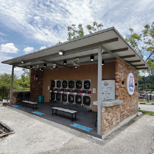 University laundromat at Universiti Kebangsaan Malaysia - Kolej Ibrahim Yaakob.