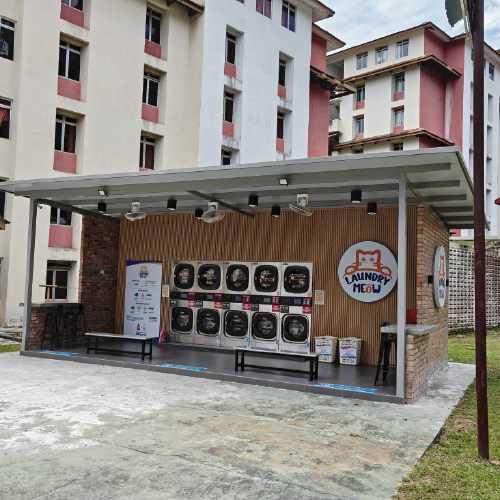 University laundromat at Universiti Kebangsaan Malaysia - Kolej Kris Mas.