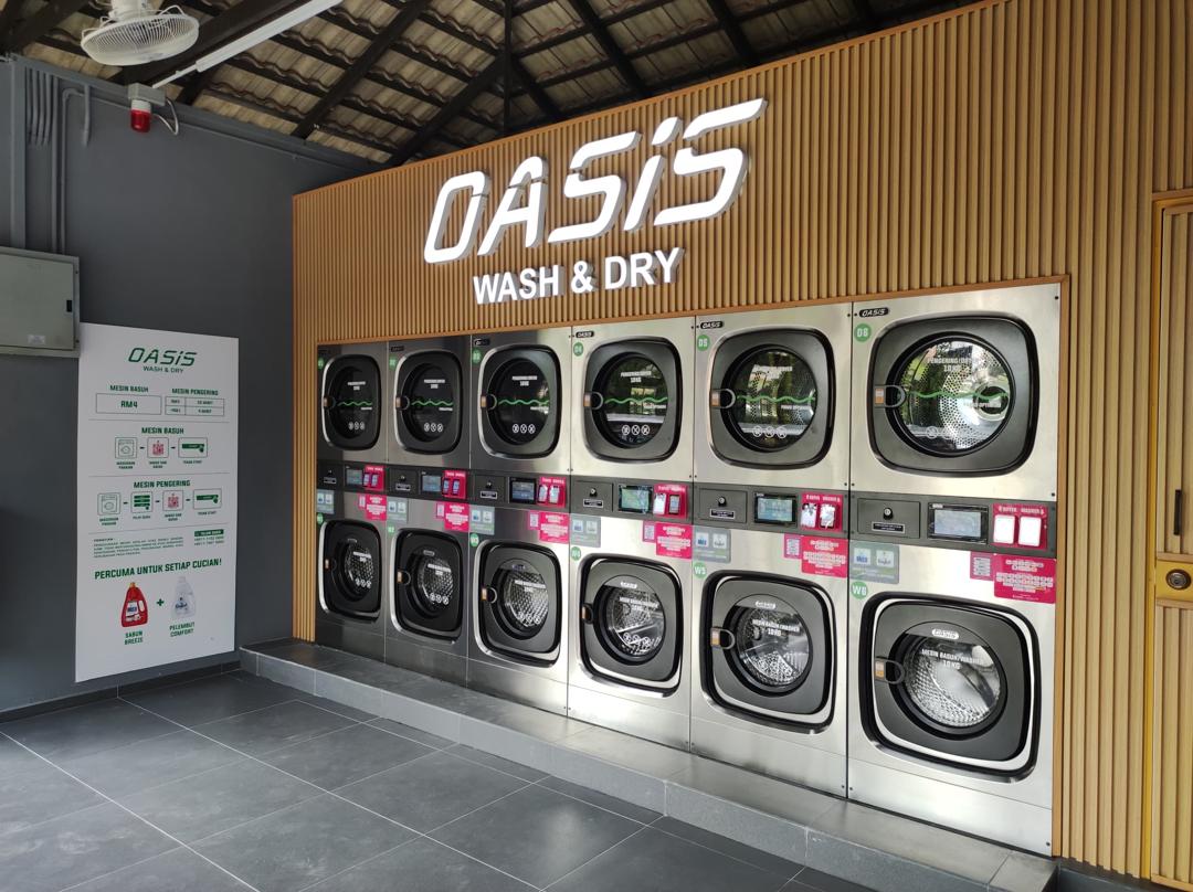 University laundromat at Universiti Kuala Lumpur (UniKL MFI).